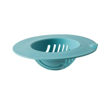 NGHnuifg Silicone Drain Hair Catcher Kitchen Strainer Bathroom Shower Stopper Reusable Rubber Strainer Sink Stink Stainless Steel Sink Filter Portable Sink for Washing Hair