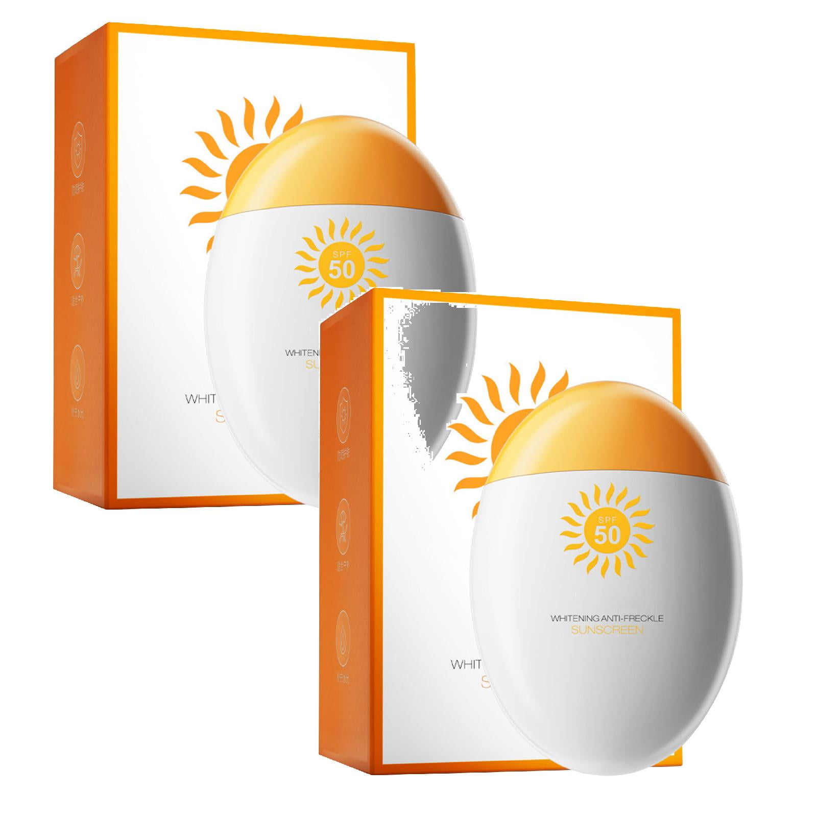 2pcs Nghnuifg Sunscreen for Face Oil Free Sunscreen for Face Outdoors