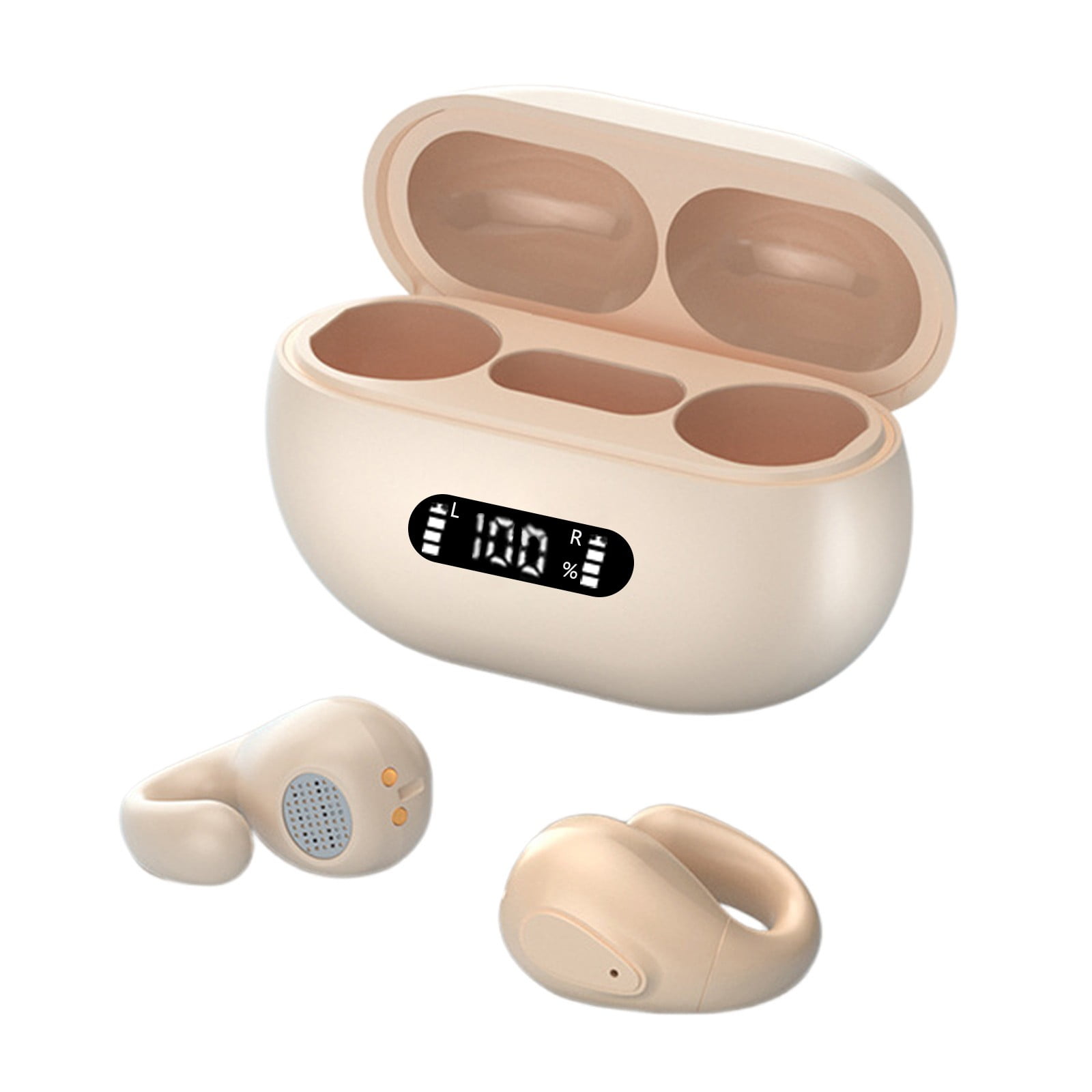 NGHnuifg Wireless Sports Earphones With Extended Battery Life And
