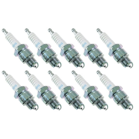 NGK 10 Pack of Genuine OEM Replacement Spark Plugs - BPR6HS-10PK