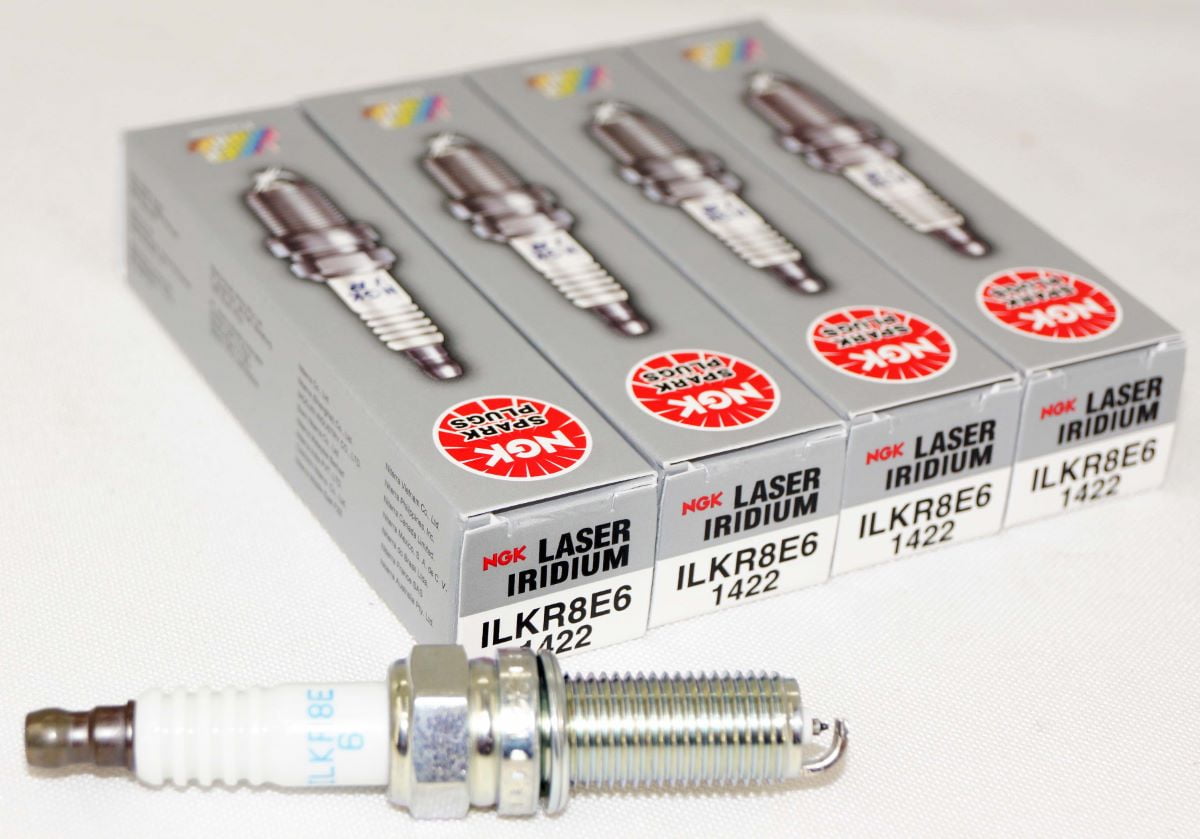 NGK 1422 Laser Iridium Spark Plug (4 Pack) Fits select: 2008 MITSUBISHI LANCER, 2010 MITSUBISHI LANCER EVOLUTION SE