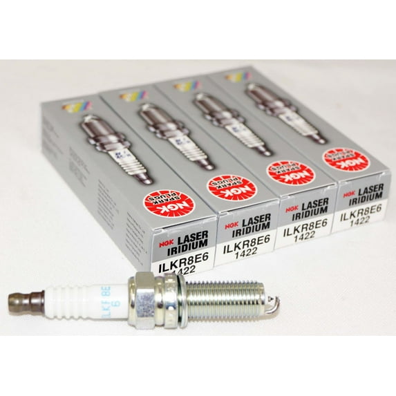 NGK 1422 Laser Iridium Spark Plug (4 Pack) Fits select: 2008 MITSUBISHI LANCER, 2010 MITSUBISHI LANCER EVOLUTION SE
