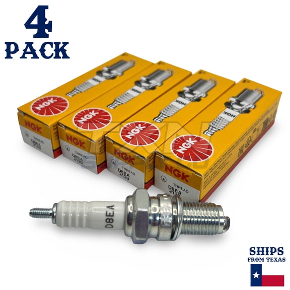 NGK 2120 Spark Plugs D8EA - 4 Pack