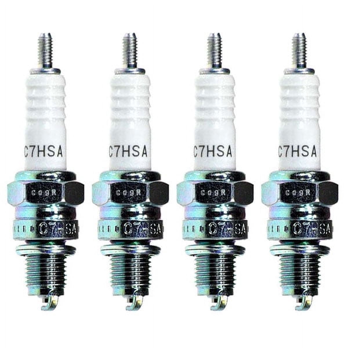 NGK 4 Pack of Genuine OEM (4629) Spark Plugs - C7HSA-4PK
