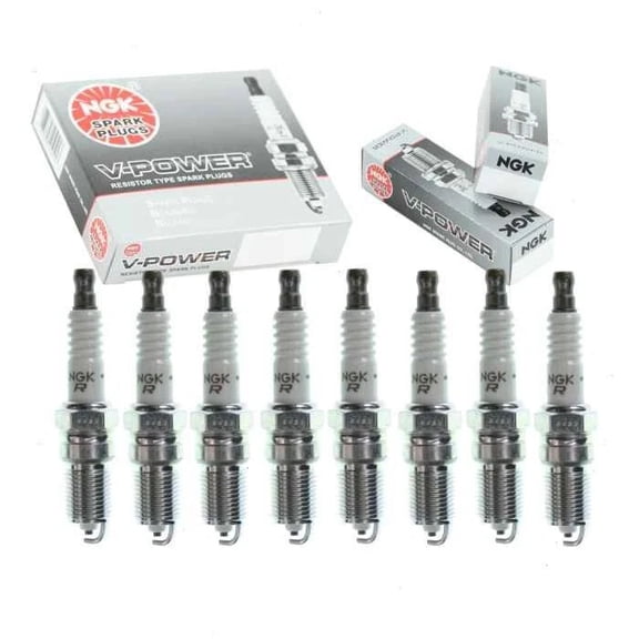 NGK 4177 TR6 V-Power Premium Copper Spark Plugs Set Of 8