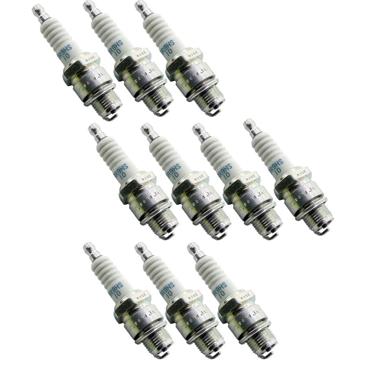 NGK Spark Plugs  BR9HS-10; BR9HS10 4551 P Spark Plug (Sold Individually) (Pack Of 10)
