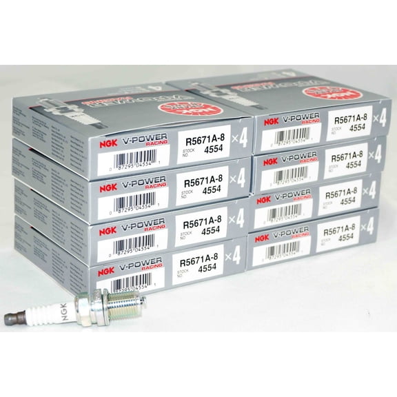 NGK 4554 R5671A-8 Racing Plugs - Pack of 32