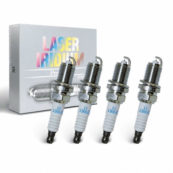 4589 IFR6T-11 Laser Iridium Spark Plugs, 4 Pack, Replacement Spark Plug Set