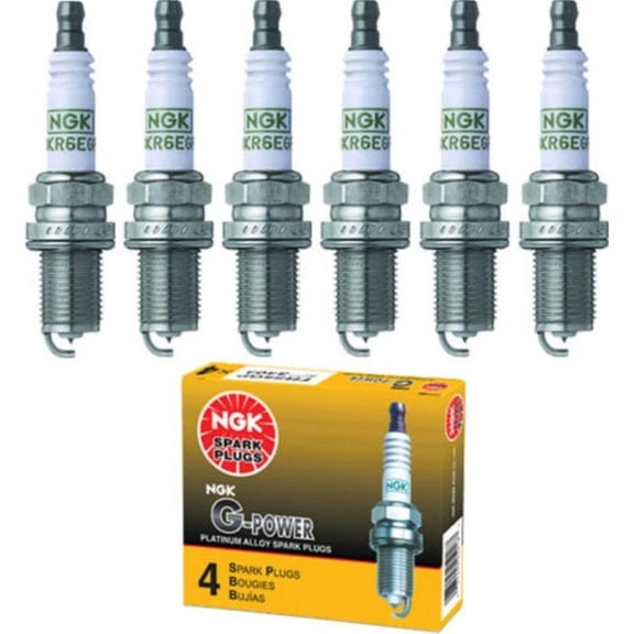 NGK 5019 G-Power Spark Plug 6 Piece Kit for Buick Chevy GMC Ford Lincoln Olds
