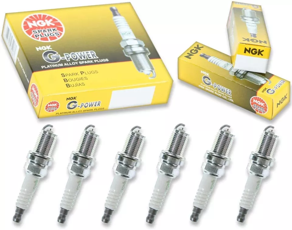 NGK 7090 G-Power Platinum Spark Plugs BKR5EGP - 6 PCSNEW in Arabia | Whizz Spark Plugs