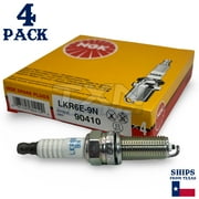 NGK 90410 Standard Spark Plug LKR6E-9N - 4-Pack