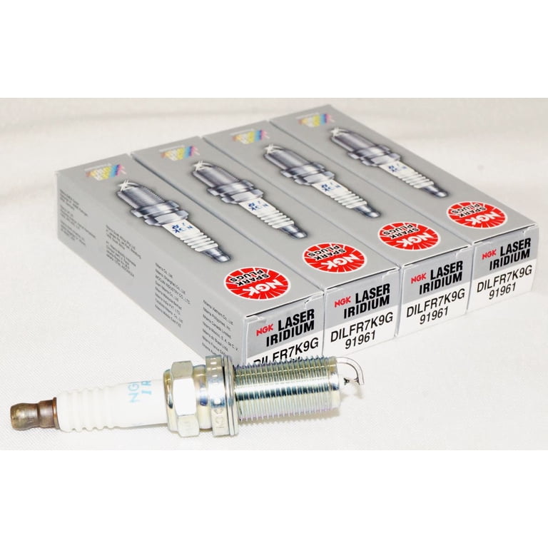 NGK 91961 Laser Iridium Spark Plug (4 Pack) Fits select: 2015-2021