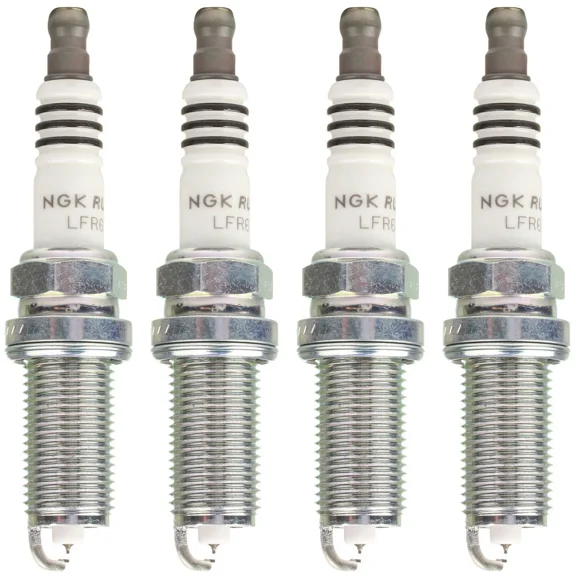 NGK 93420 Set of 4 Ruthenium HX Spark Plugs for Hyundai Saab Subaru Suzuki L4 H4