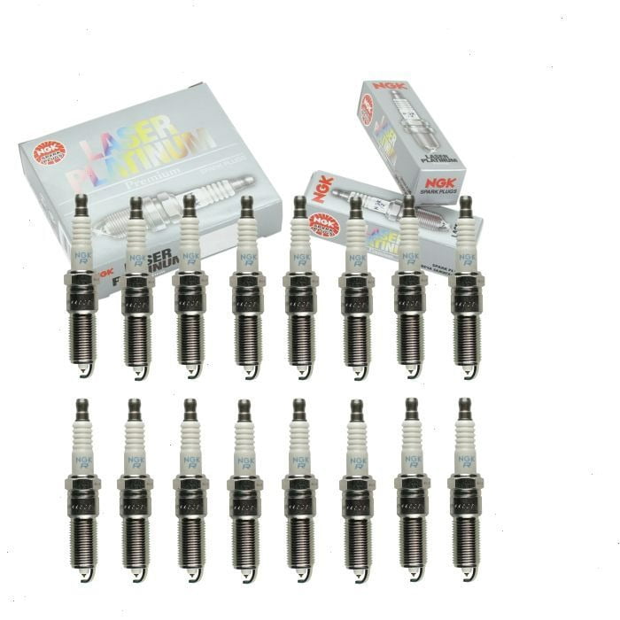 NGK 97408 Set of 16 Laser Platinum Spark Plugs for Chrysler Dodge Jeep V8 6.4L
