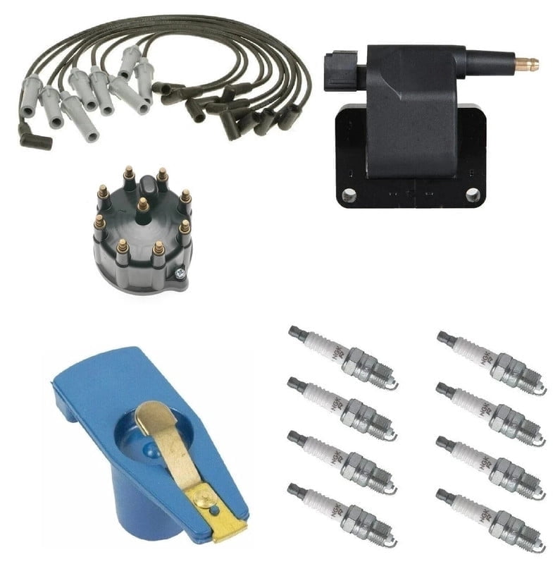PartsDrive OEM Tune Up Kit + Pack of 8 NGK Spark Plugs Coil, Plugs for Dodge Dakota Durango Ram 5.2L 5.9L