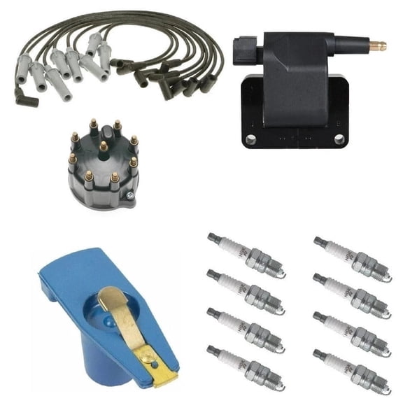 PartsDrive OEM Tune Up Kit + Pack of 8 NGK Spark Plugs Coil, Plugs for Dodge Dakota Durango Ram 5.2L 5.9L