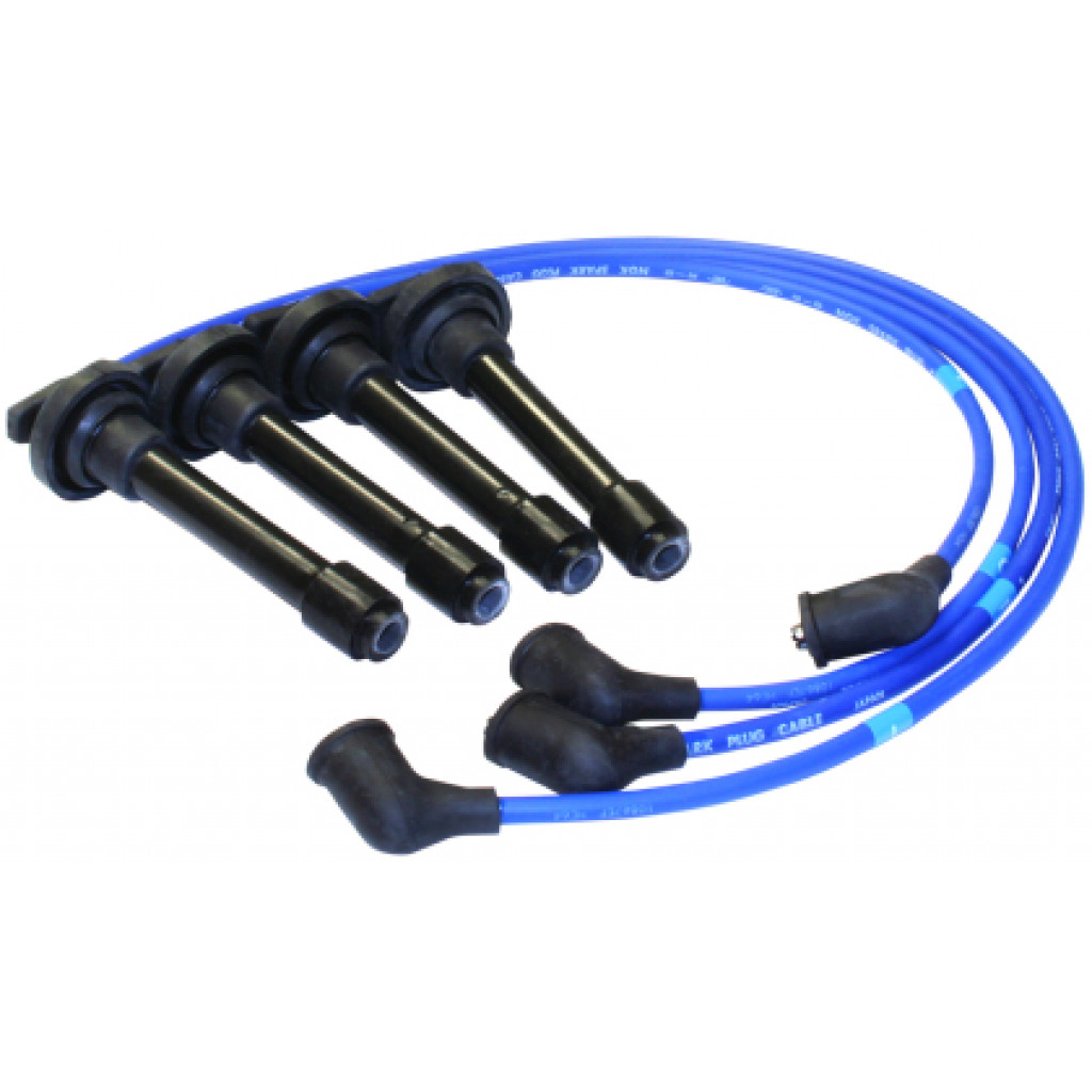 Performance Spark Plug Wire Set For Honda Civic Del Sol 92-00 – Spiral Core Red