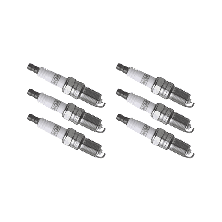 NGK G-Power Platinum Spark Plug BKR5EGP (6 Pack) for ISUZU AXIOM XS 2003-2003 3.5L/3491cc