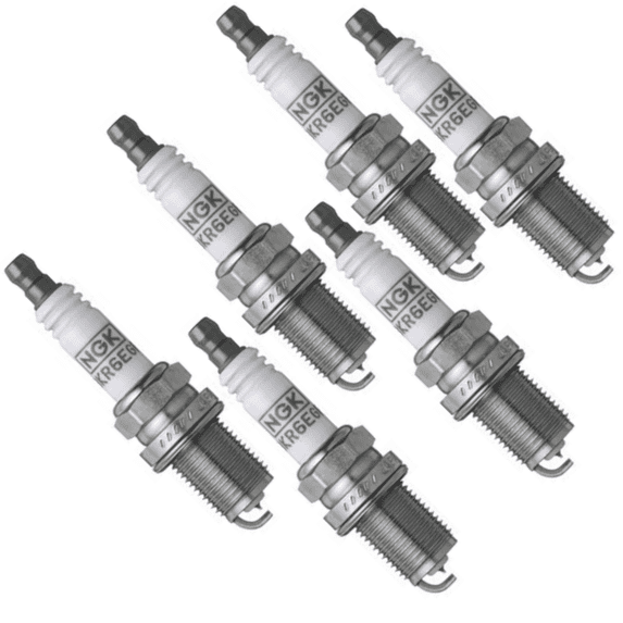 NGK G-Power Platinum Spark Plug BKR6EGP (6 Pack) for VOLKSWAGEN PASSAT GLX 4 MOTION 2001-2005 2.8L/2771cc
