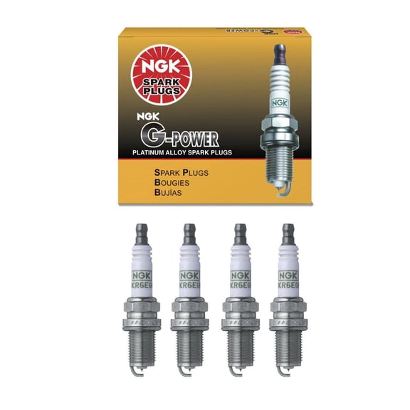 NGK G-Power Platinum Spark Plug Set 4PCS. 7092 BKR6EGP