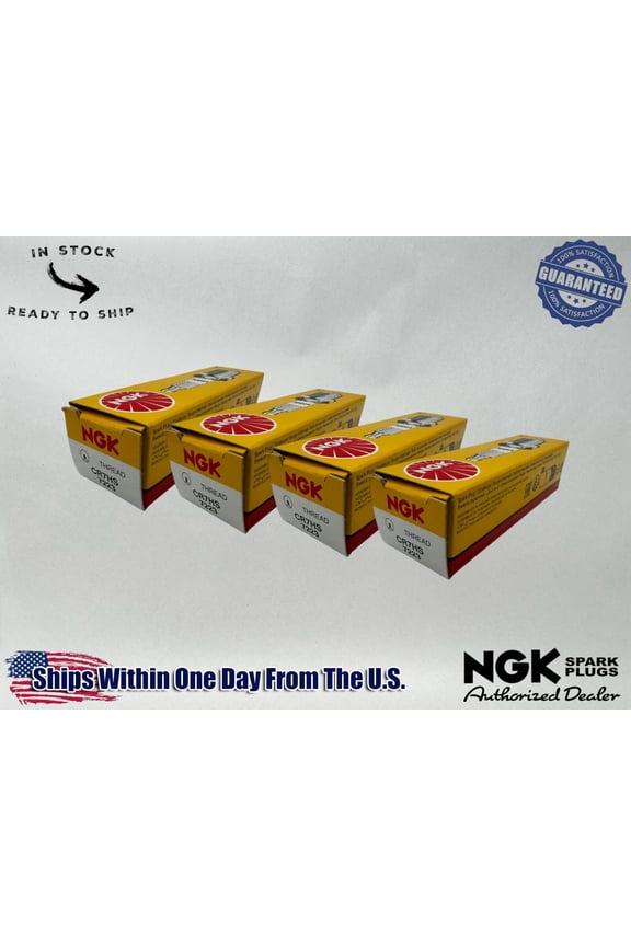 Genuine OEM Authentic Spark Plugs CR7HS - 4 PACK