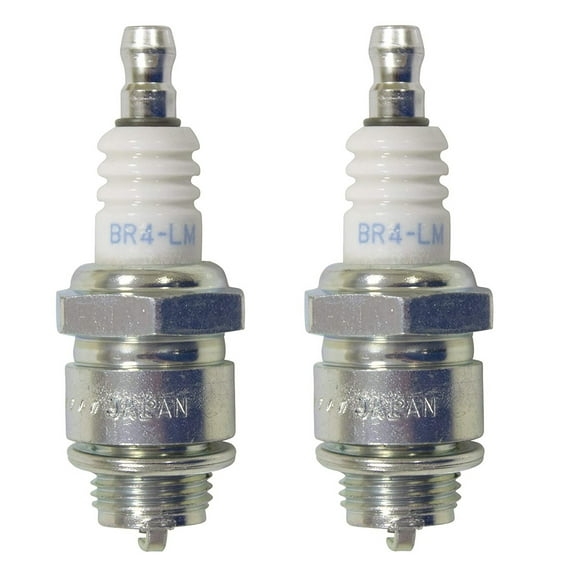NGK Genuine OEM Replacement Spark Plugs - BR4LM-2PK