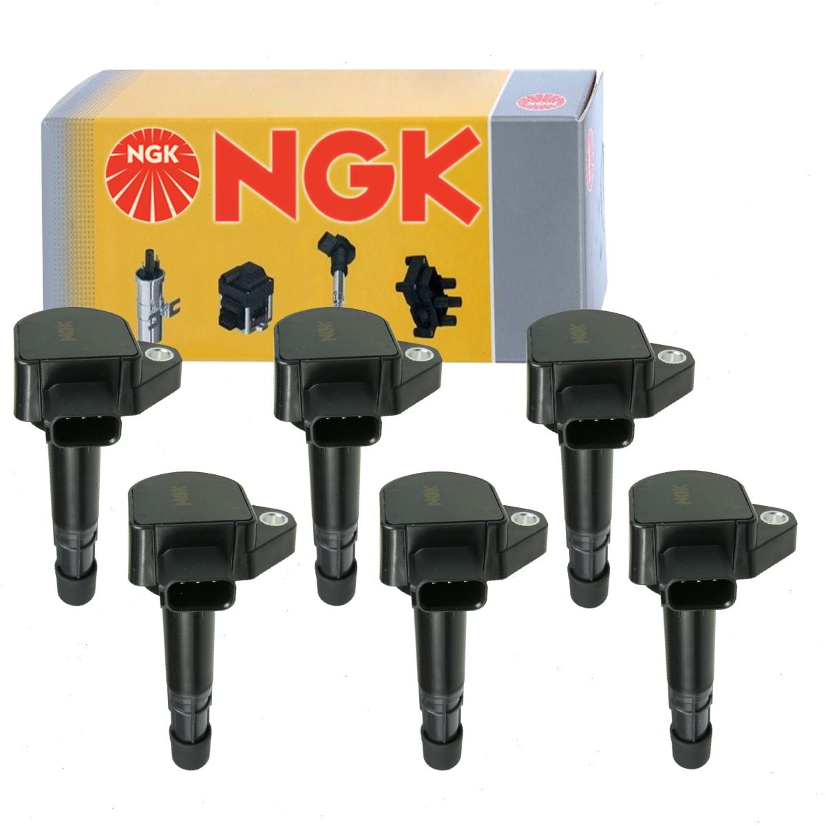 Ikasus Set Of 6 UF603 Ignition Coil Pack And Spark Plug 97390 Compatible With Hon-da - Foto 5