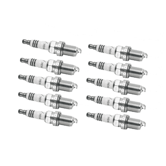 NGK Iridium IX Spark Plug TR55IX (10 Pack) for FORD EXCURSION XLS 2004-2005 6.8L/415
