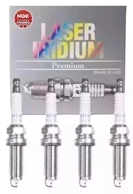 NGK LASER IRIDIUM Iridium Spark Plugs ILZKR7G7G 90219 Set of 4