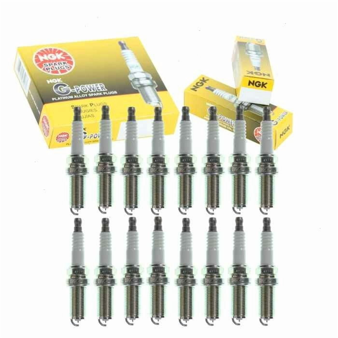 NGK LFR5AGP #5018 Set of 16 Iridium Spark Plugs 2009+ 5.7L 6.4L Hemi Dodge Jeep