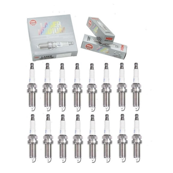 NGK Laser Iridium 92145 Engine Ignition Spark Plug Kit Set of 16 for 5.7L Hemi