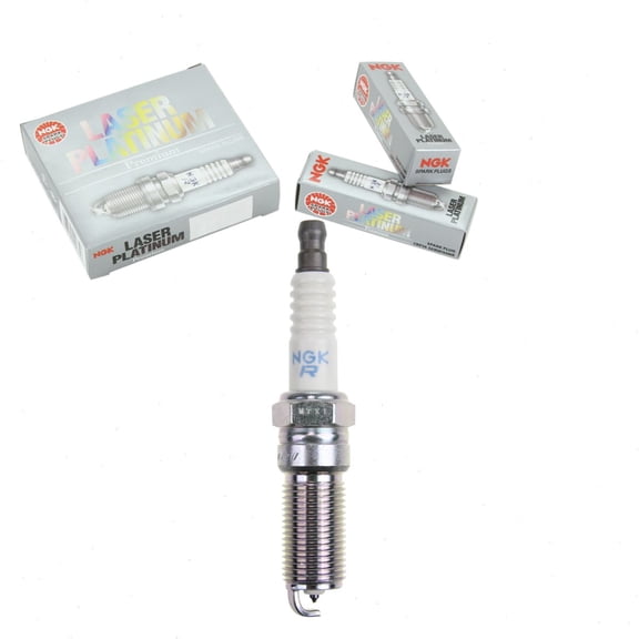 NGK Laser Platinum Spark Plug compatible with Ford Mustang 5.0L V8 2018