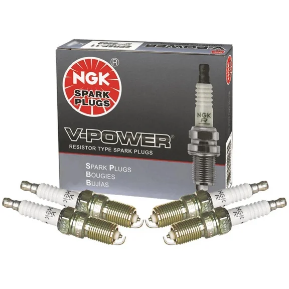 NGK Set 4 Nickel V-Power Spark Plugs For Chevy Eagle Ford Mazda Mercedes Mercury