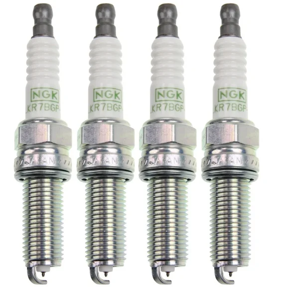 NGK Set of 4 G-Power Spark Plugs Pre-Gap 0.040 For Acura Honda Hyundai Kia