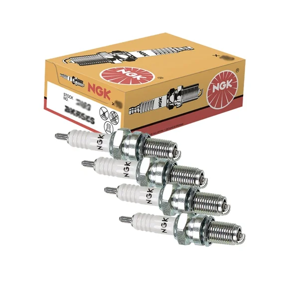 NGK Set of 4 Standard Nickel Non Resistor Spark Plugs Threaded Stud 2120-Set 4