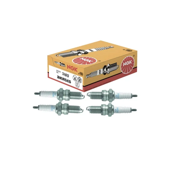 NGK Set of 4 Standard Nickel Spark Plugs Threaded Stud For Honda Yamaha