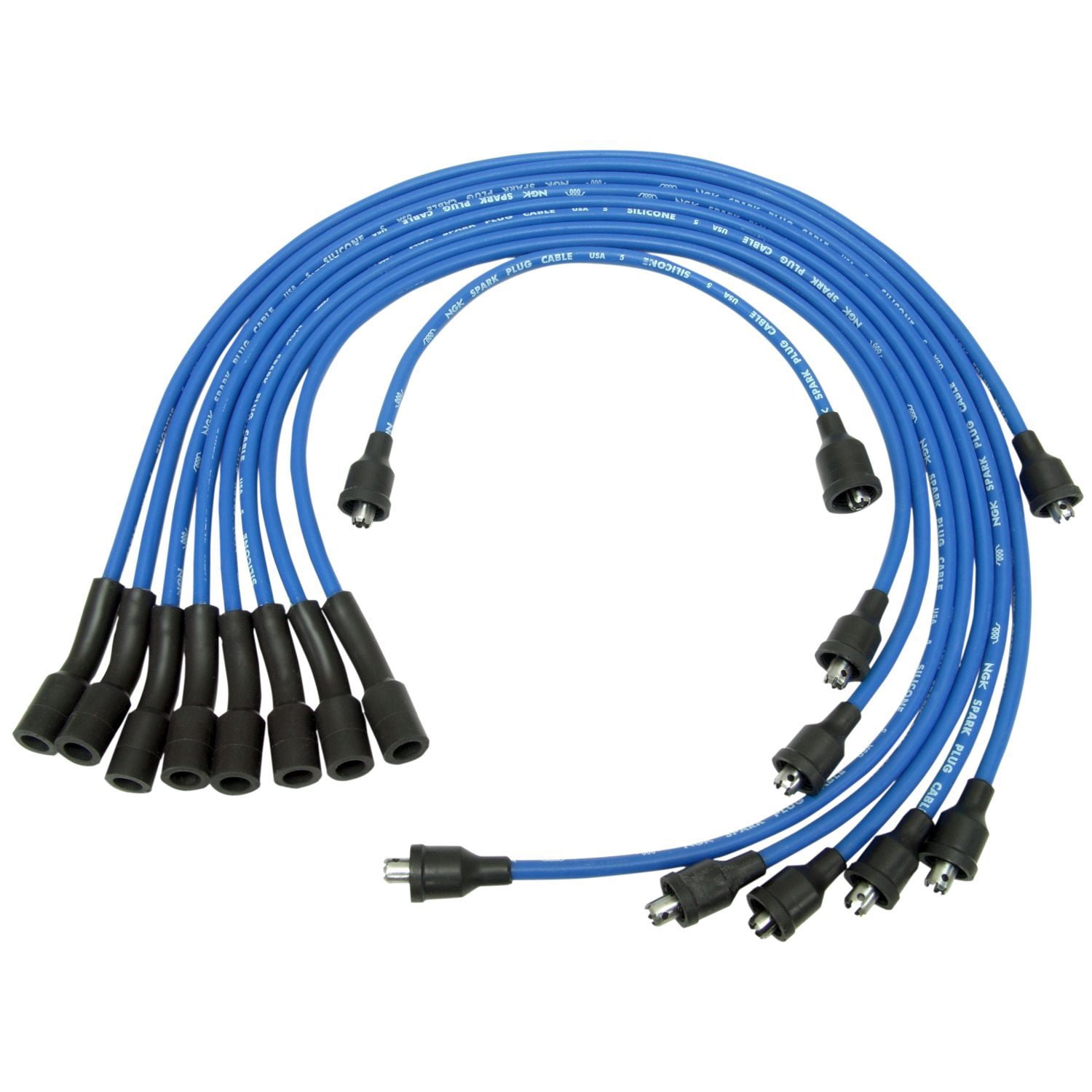 NGK Spark Plug Wire Set P/N:51379 Fits select: 1973-1974 PONTIAC GRANDVILLE, 1973-1974 PONTIAC CATALINA