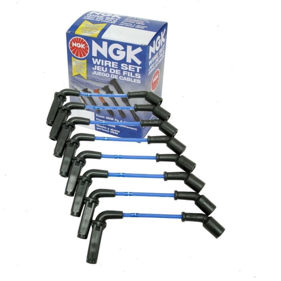 NGK Spark Plug Wire Set compatible with Cadillac Escalade EXT 6.2L V8 2007-2008