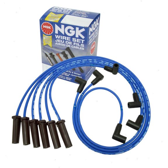 NGK Spark Plug Wire Set compatible with Chevrolet Lumina 3.1L V6 2000-2001 - With Radio Suppression (Rpo Code Un9)