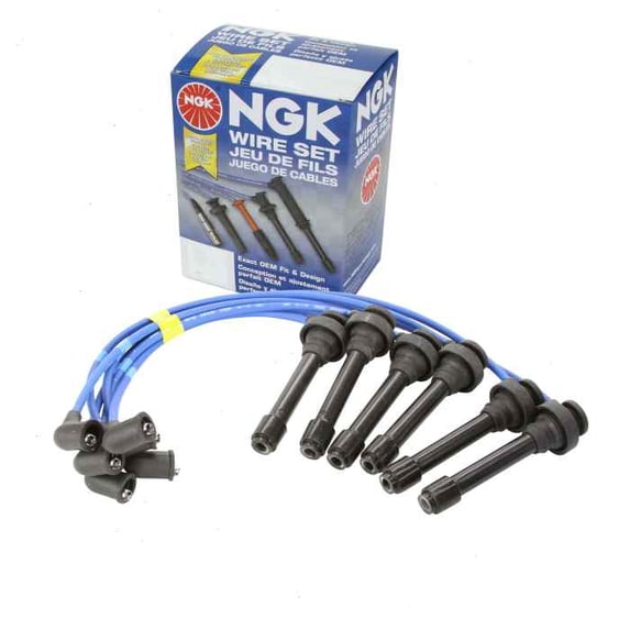NGK Spark Plug Wire Set compatible with Dodge Avenger 2.5L V6 1995-2000