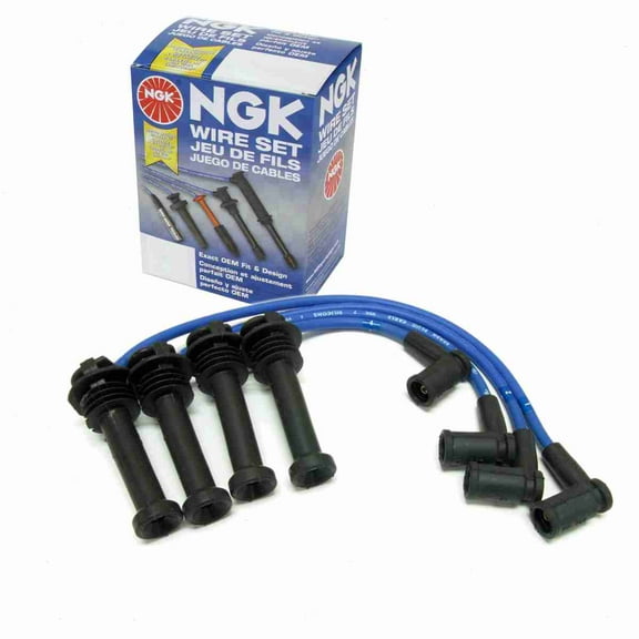 NGK Spark Plug Wire Set compatible with Ford Contour 2.0L L4 1999-2000