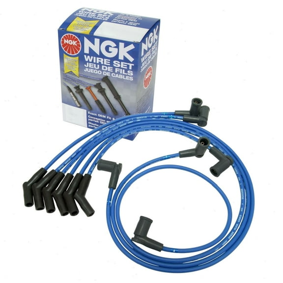 NGK Spark Plug Wire Set compatible with Ford Mustang 3.8L 3.9L V6 2001-2004