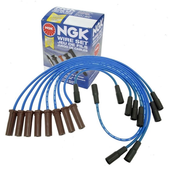 NGK Spark Plug Wire Set compatible with GMC K3500 7.4L V8 1996-2000