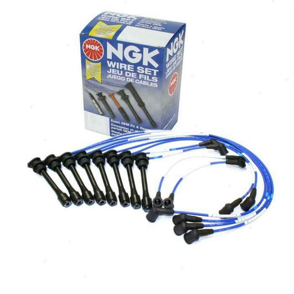 NGK Spark Plug Wire Set compatible with Lexus LS400 4.0L V8 1990-1994