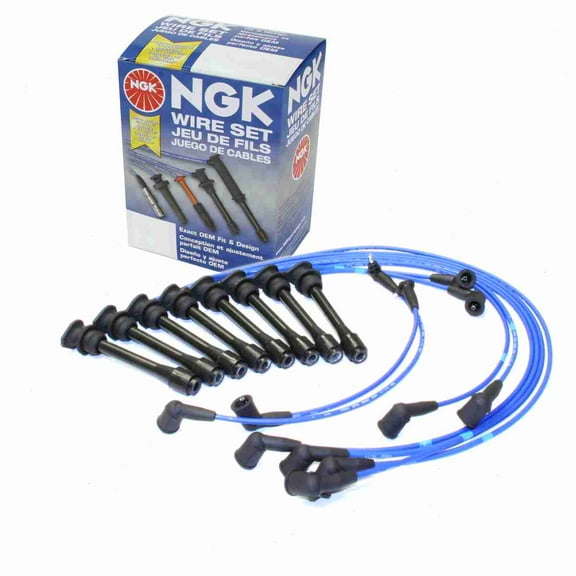 NGK Spark Plug Wire Set compatible with Lexus LS400 4.0L V8 1995-1997