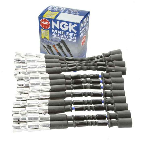 NGK Spark Plug Wire Set compatible with Mercedes-Benz CLK320 3.2L V6 1998-2005