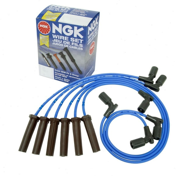 NGK Spark Plug Wire Set compatible with Pontiac G6 3.5L 3.9L V6 2006-2010