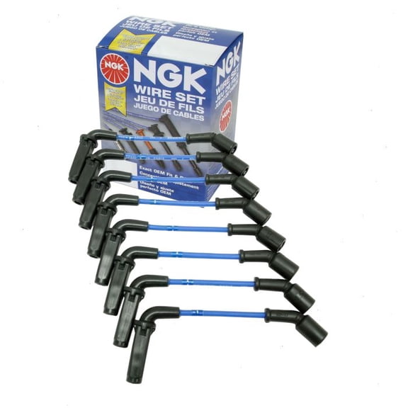 NGK Spark Plug Wire Set compatible with Saab 9-7x 5.3L 6.0L V8 2005-2008