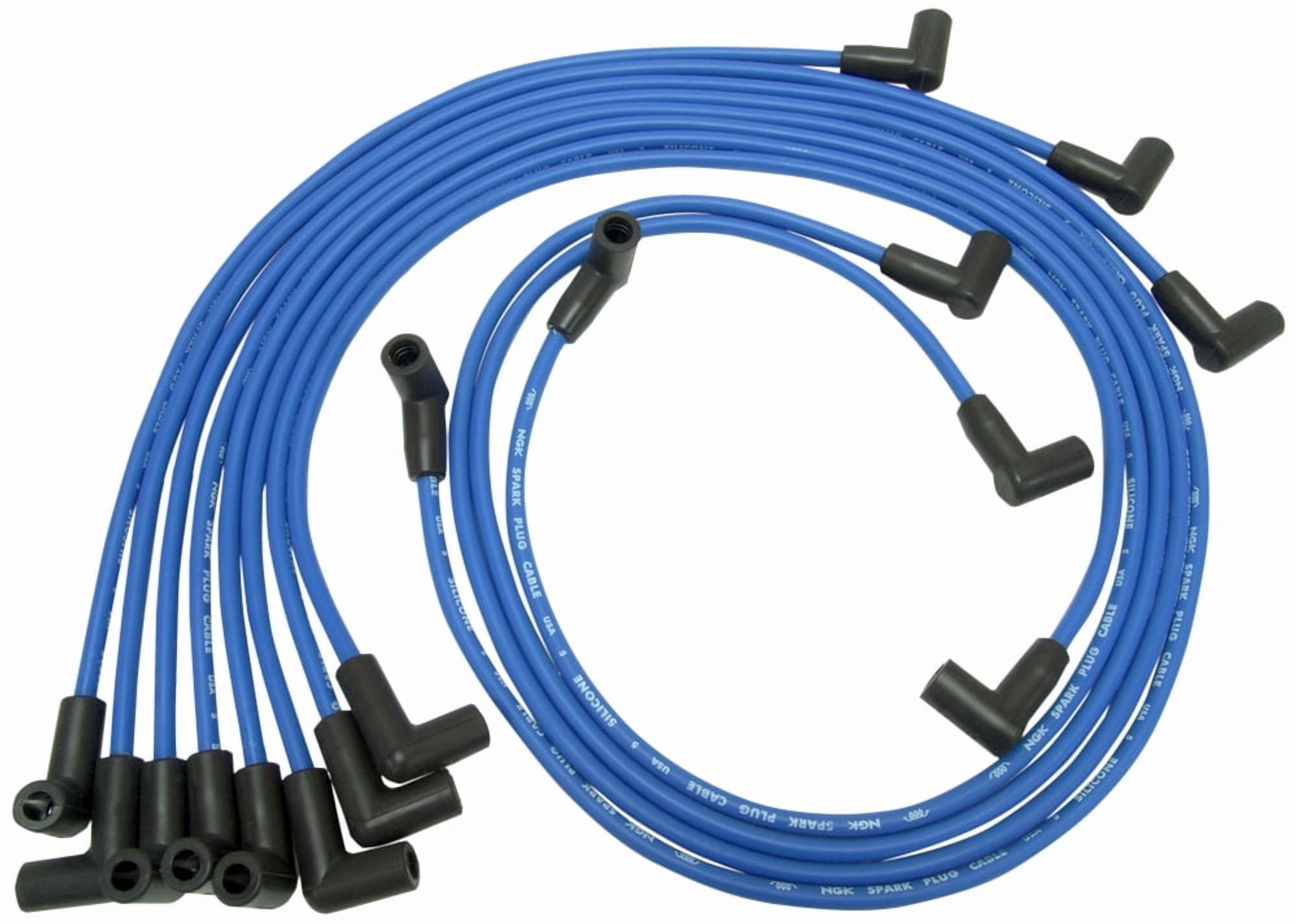 NGK 51376 Premium OE Fit & Design Spark Plug Wire Set: Ferrite Mag Core, 8 Leads