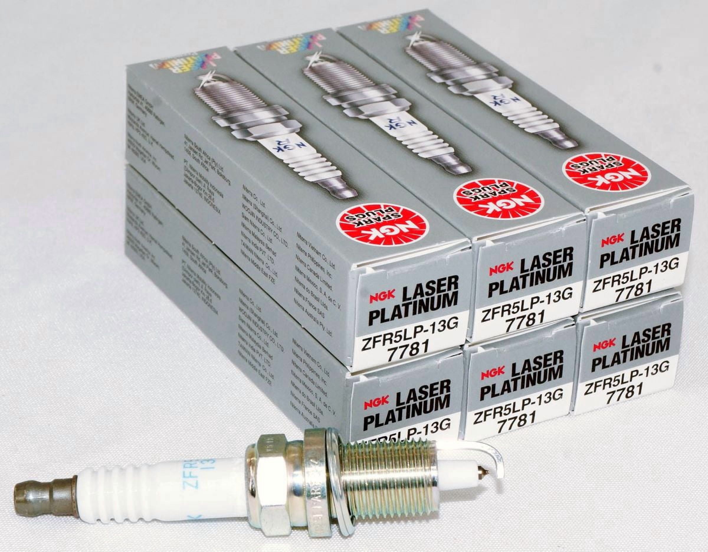NGK Spark Plug ZFR5LP-13G 7781 Pack of 6